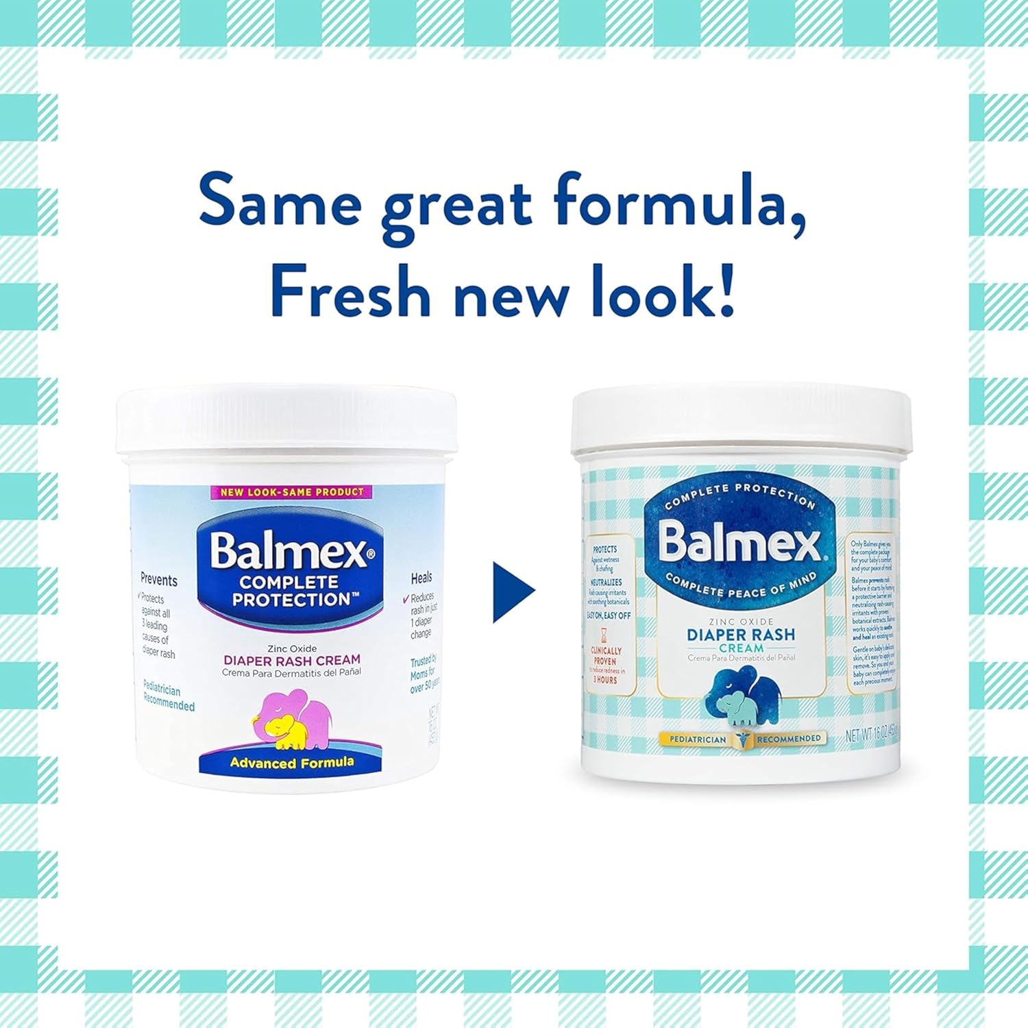 Diaper Rash Treatment Balmex 16 oz. Jar Balsam Scent Ointment,Packaging Type- Each