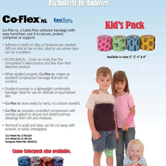 Cohesive Bandage CoFlex NL 2 Inch X 5 Yard Self-Adherent Closure Neon Pink / Blue / Purple / Light Blue / Neon Green / Red NonSterile 12 lbs. Tensile Strength, Packaging Type- Case