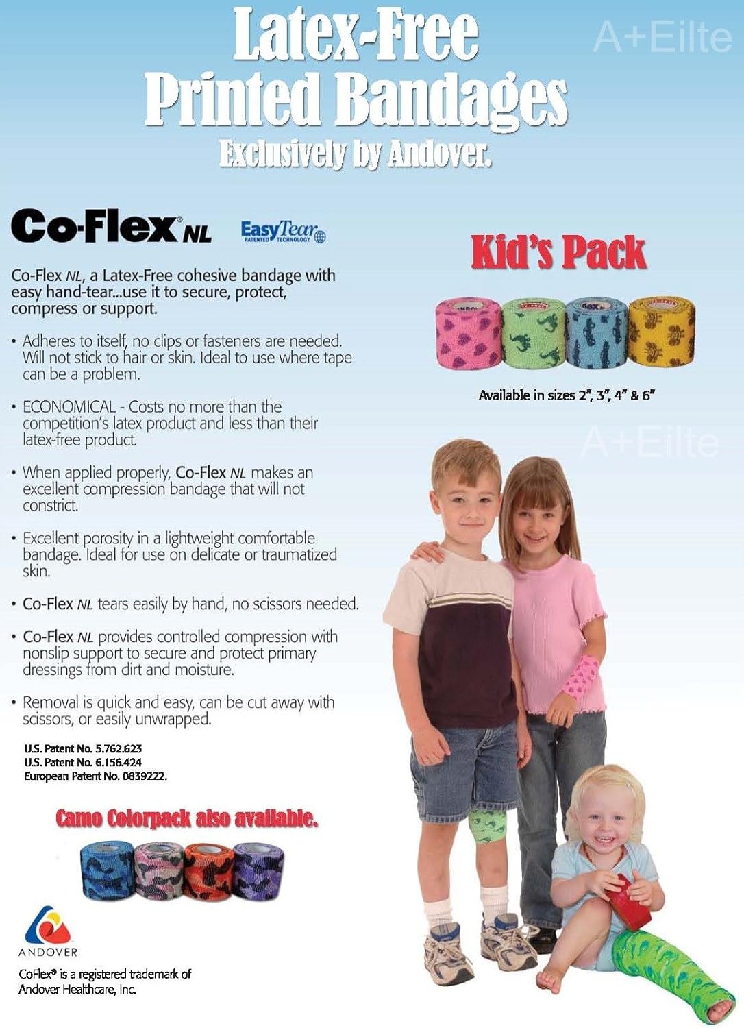 Cohesive Bandage CoFlex NL 1 Inch X 5 Yard Self-Adherent Closure Neon Pink / Blue / Purple / Light Blue / Neon Green / Red NonSterile 12 lbs. Tensile Strength, Packaging Type- Case