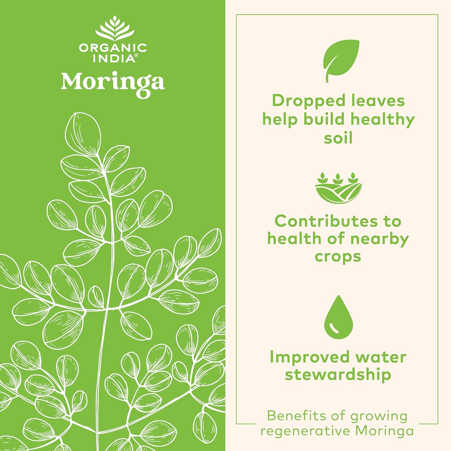Organic India Moringa - 90 Vcap