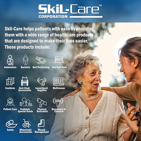 Heel Protector Skil-Care Heel Float II Large / Bariatric Blue,Packaging Type- Each
