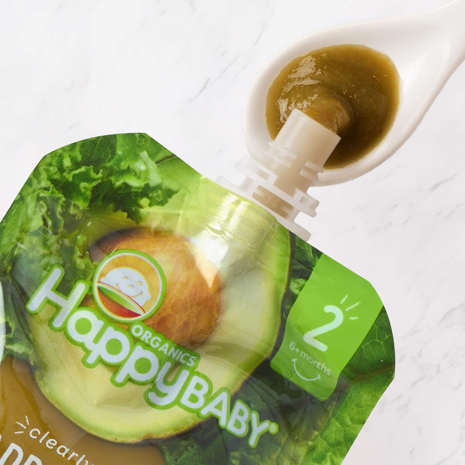 happy baby happy baby clearly crafted apples kale and avocados case of 16 4 oz