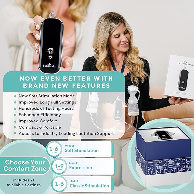 double electric breast pump kit babybuddha