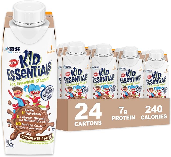 Pediatric Oral Supplement Boost® Kid Essentials™ 1.0 Chocolate Craze Flavor 8 oz. Carton Liquid Vitamins / Minerals