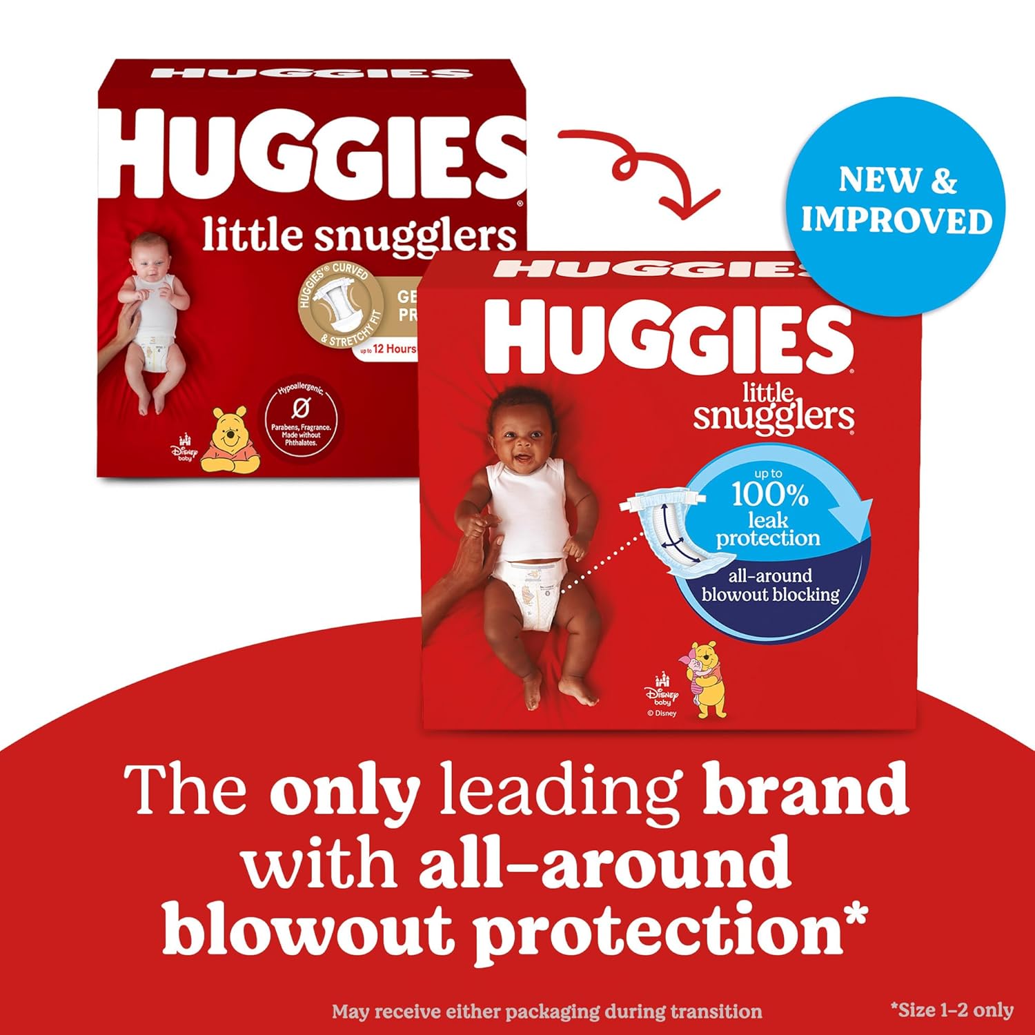 Unisex Baby Diaper Huggies Little Snugglers Size 2 Disposable Heavy Absorbency, Packaging Type- Case