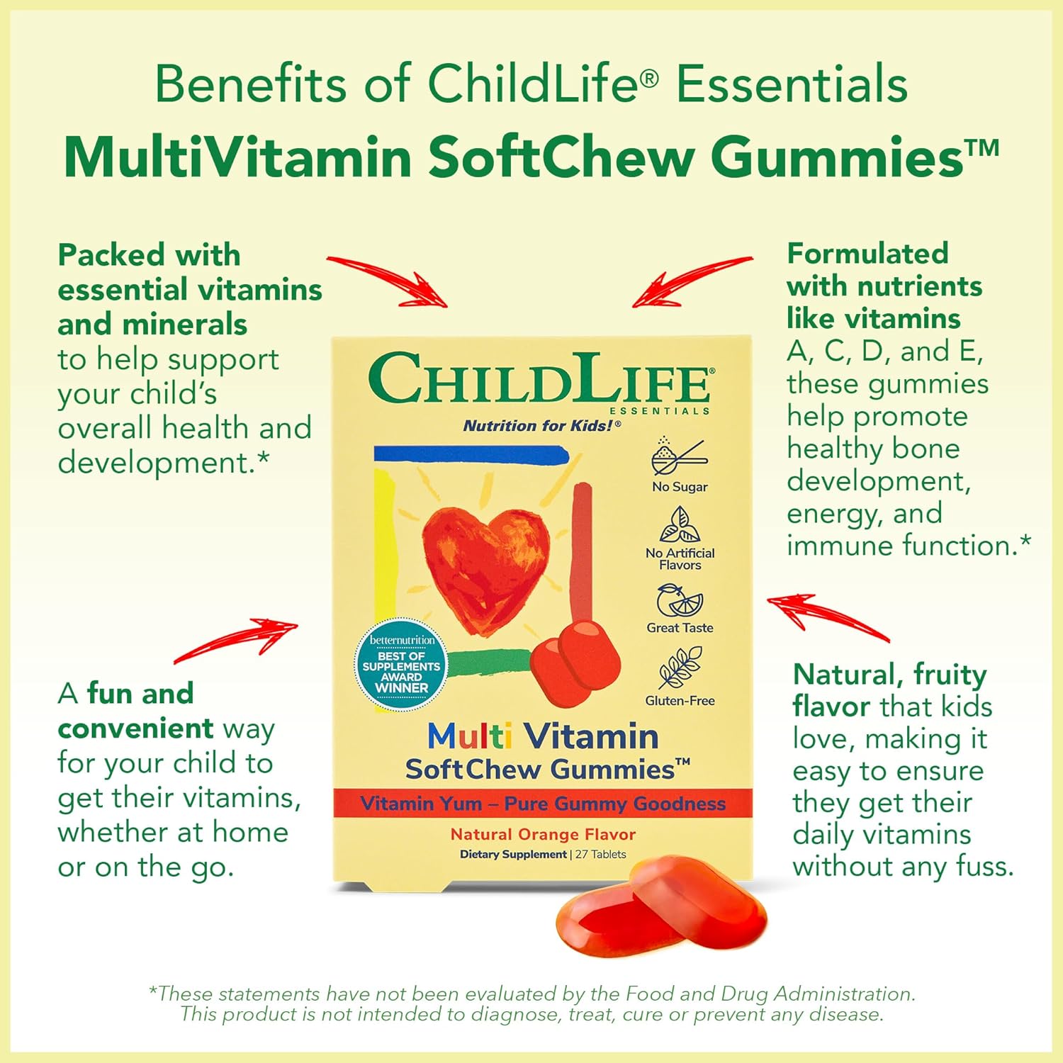 childlife essentials multi vitamin soft melts 1 each 27 tab