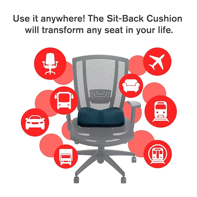 The Sitback Cushion Obusforme  Black