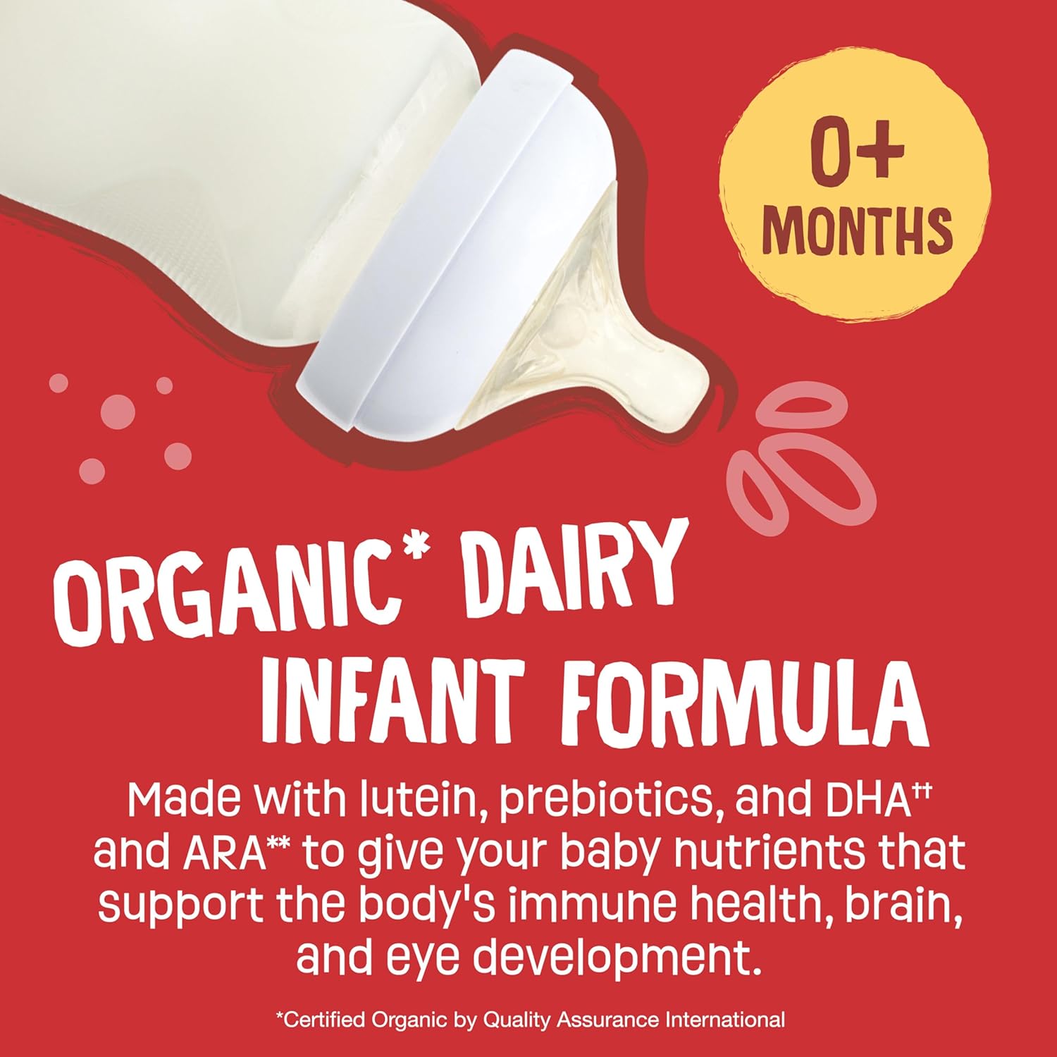 Leche en polvo Earth's Best - Inftfrm Irn - Caja de 4 (21 oz)