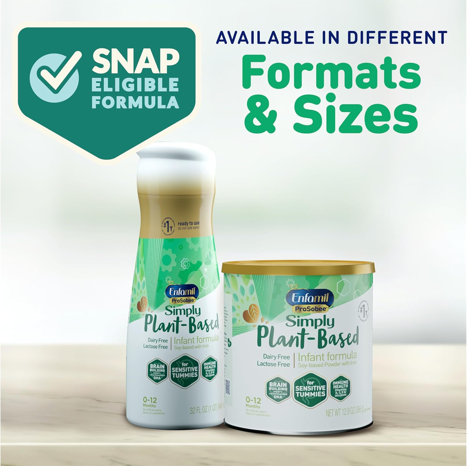 Infant Formula Enfamil ProSobee Unflavored 13 oz. Can Concentrate Soy Lactose Intolerance,Packaging Type- Each