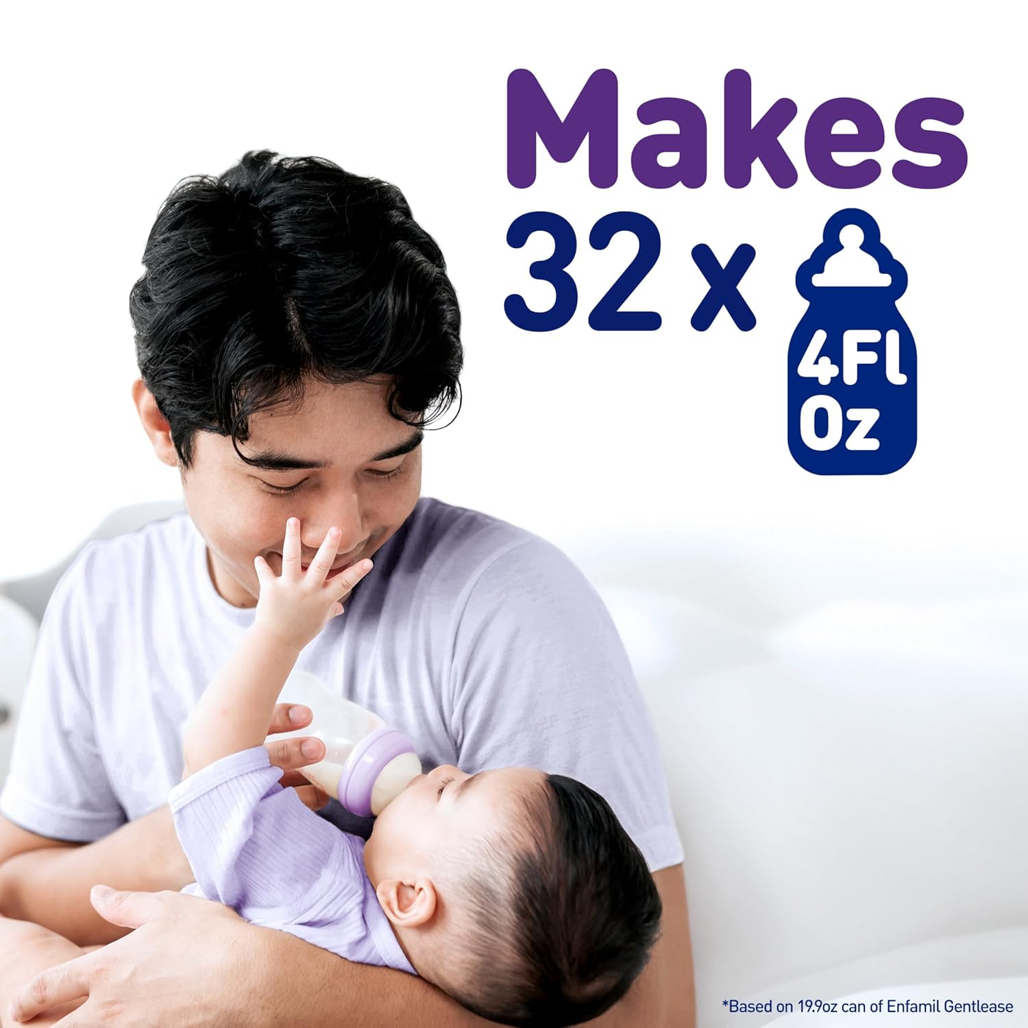 Infant Formula Enfamil Gentlease Unflavored 12.4 oz. Can Powder Milk-Based Fussiness / Gas / Crying,Packaging Type- Each