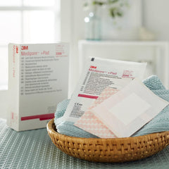 Composite Dressing 3M Medipore 3-1/2 X 4 Inch Rectangle Sterile Nonwoven Backing, Packaging Type- Case