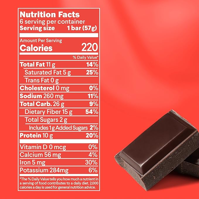 Redd Chocolate Energy Bars  - 1 Each - 12 Ct