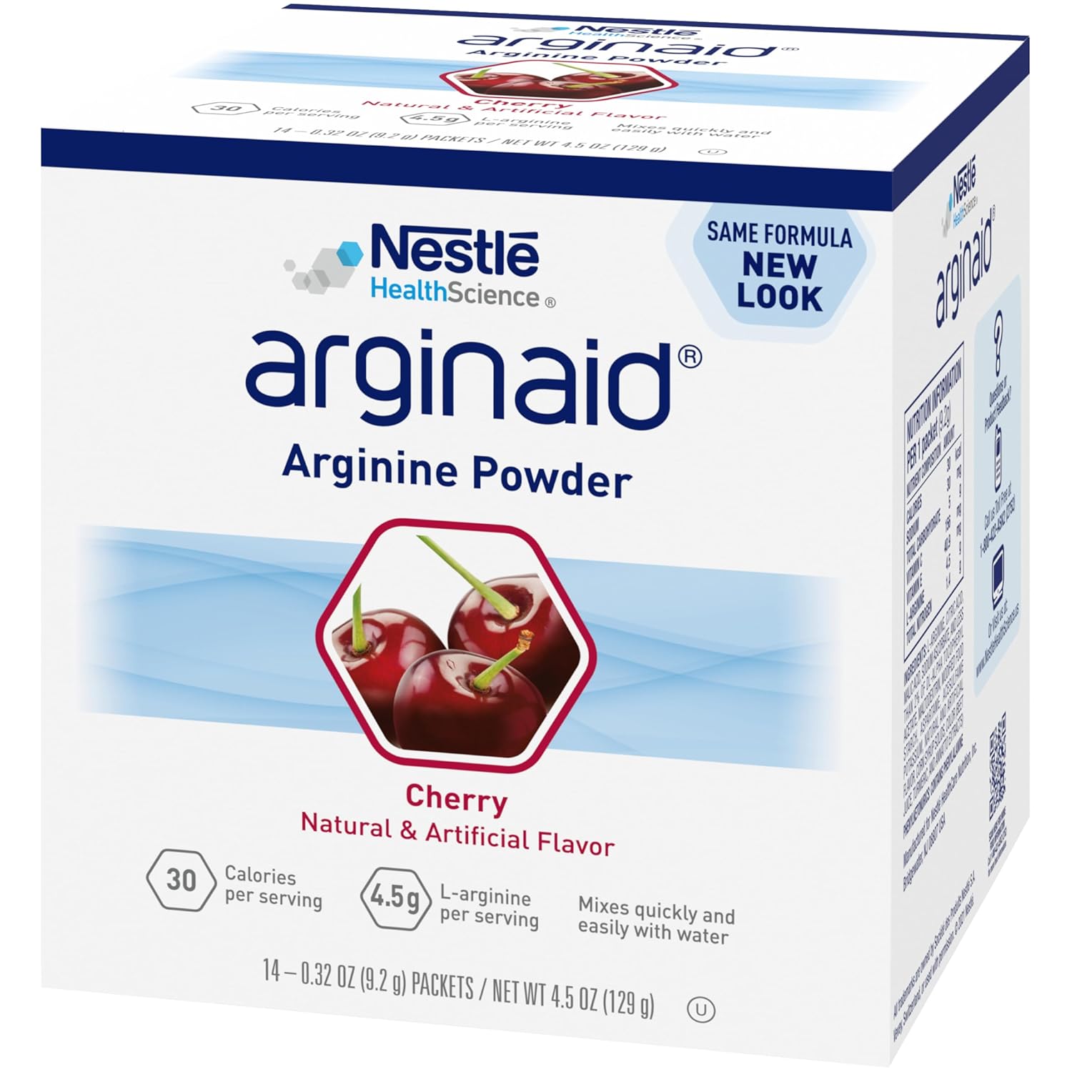 Oral Supplement Arginaid Cherry Flavor Powder 0.32 oz. Individual Packet, Packaging Type- Box