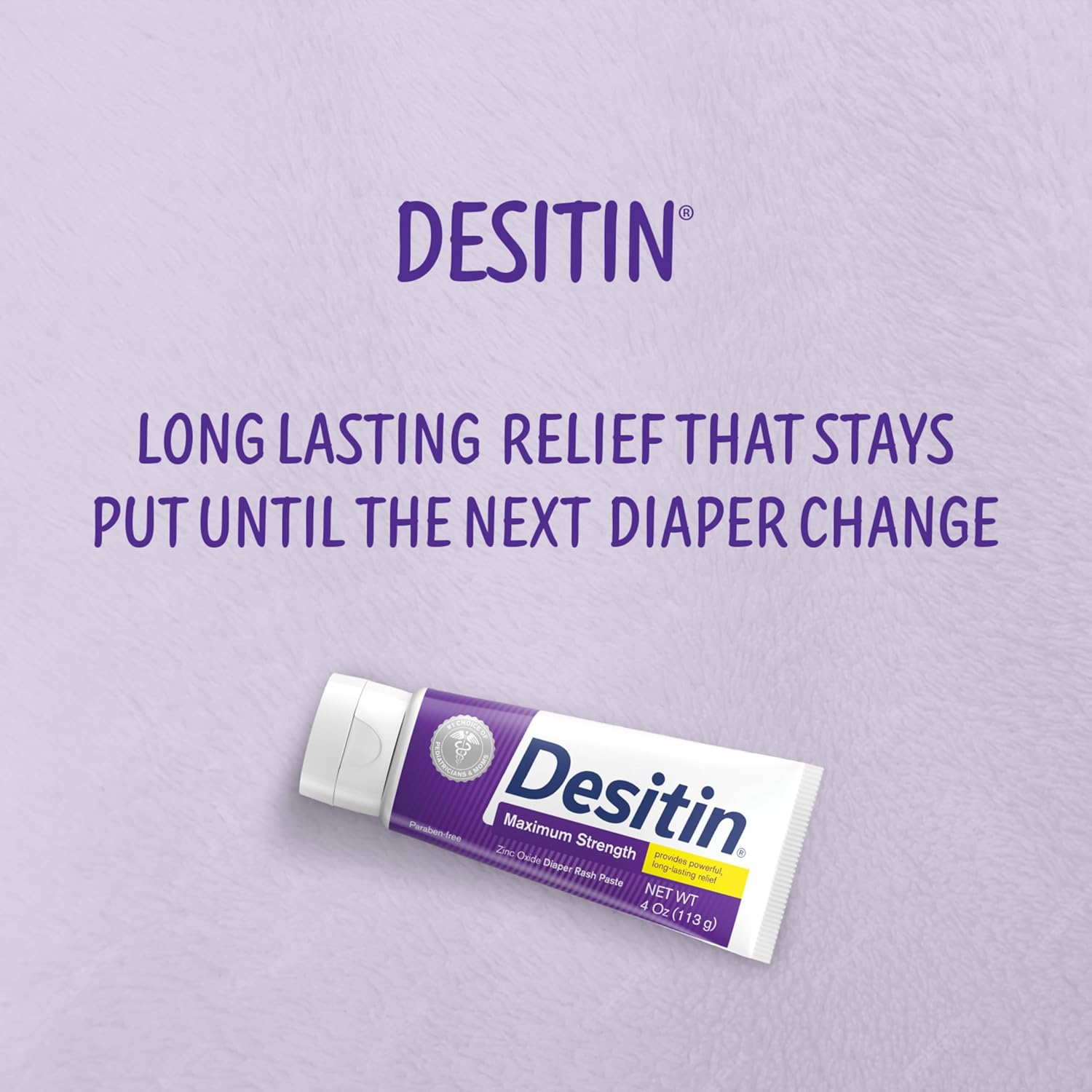 Diaper Rash Treatment Desitin Maximum Strength 4 oz. Tube Scented Paste,Packaging Type- Each