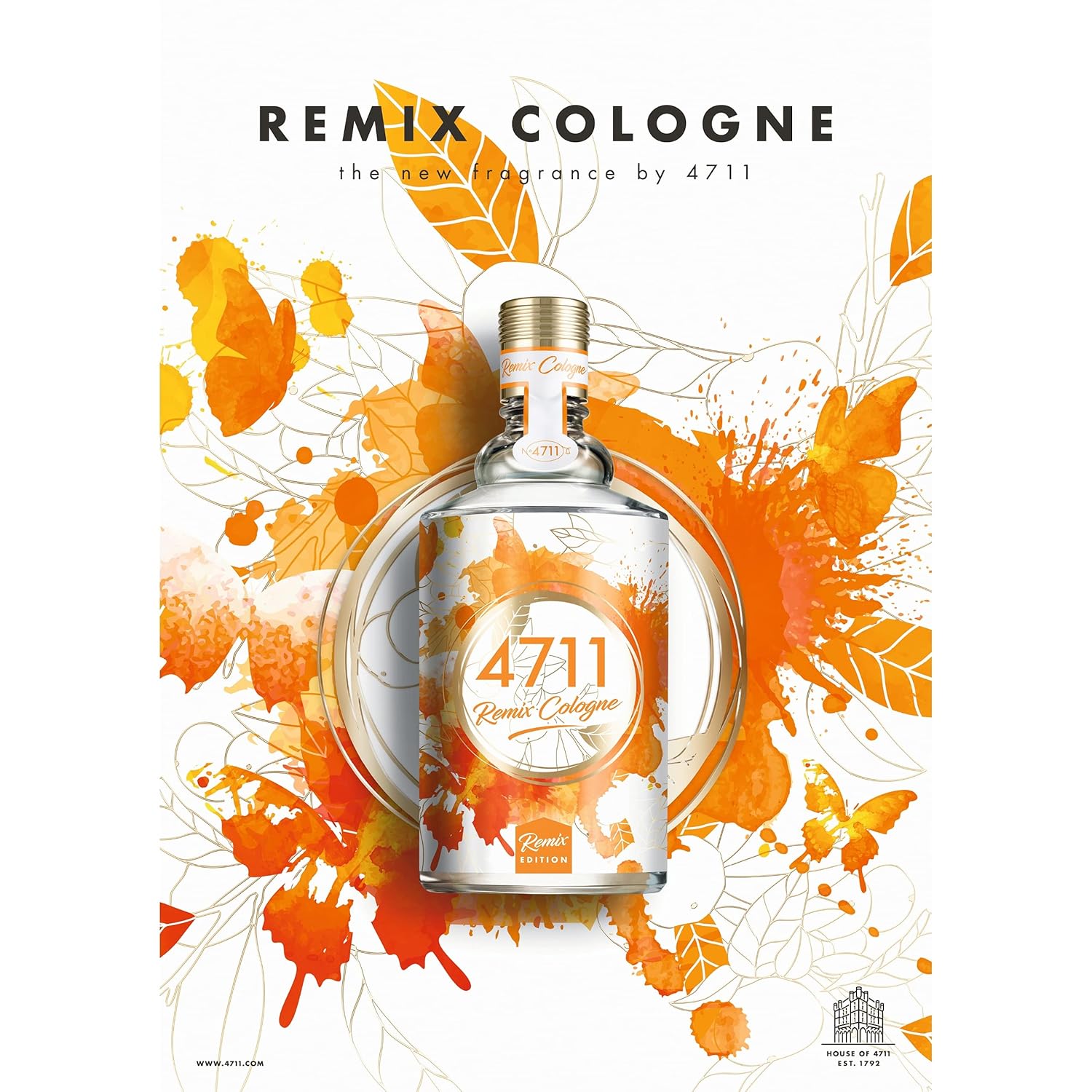 4711 Remix by 4711 Eau De Cologne Spray for Men