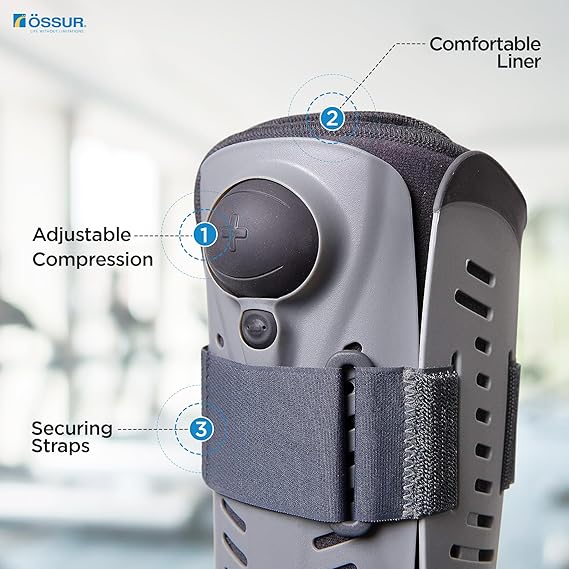 Air Walker Boot Rebound Air Walker Pneumatic Adult Small Tall, Packaging Type- Each