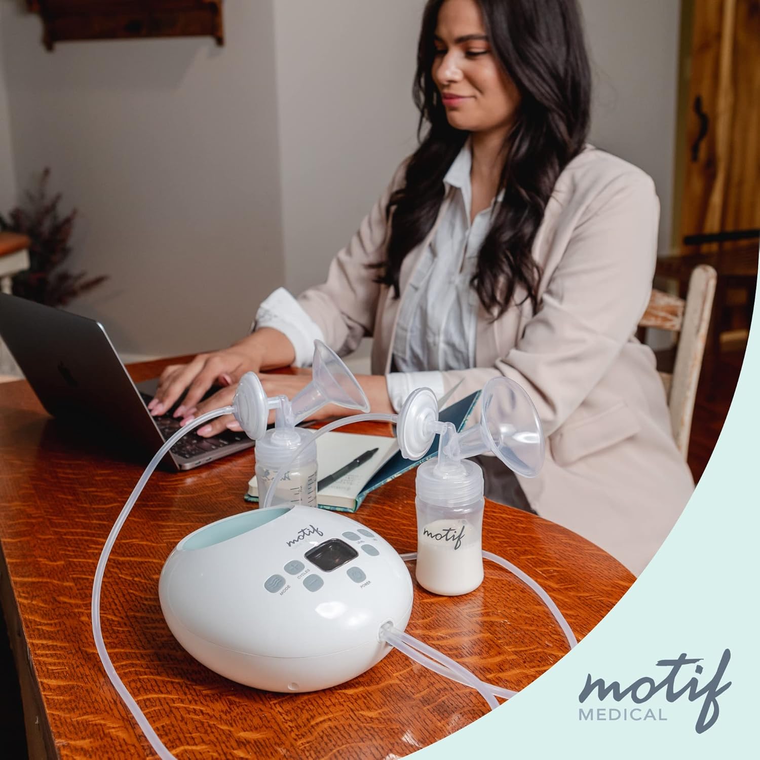 double electric breast pump kit luna