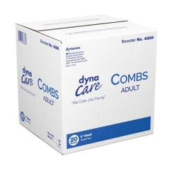 Comb Dynarex® 9 Inch Black Plastic