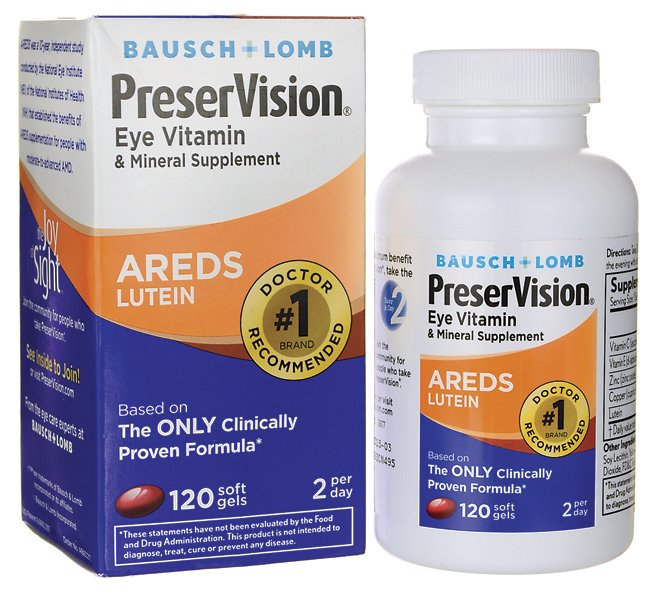 Multivitamin Supplement PreserVision Ascorbic Acid / Vitamin E / Zinc 200 IU - 226 mg - 34.8 mg Strength Softgel 120 per Bottle