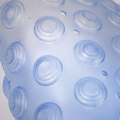 HealthSmart Non-Slip Bath Mat – Light Blue Vinyl with 200 Suction Cups, 16 x 40 in