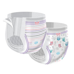 Female Toddler Training Pants Cutie Pants Size 2T to 3T Disposable Heavy Absorbency | 4BG/Case