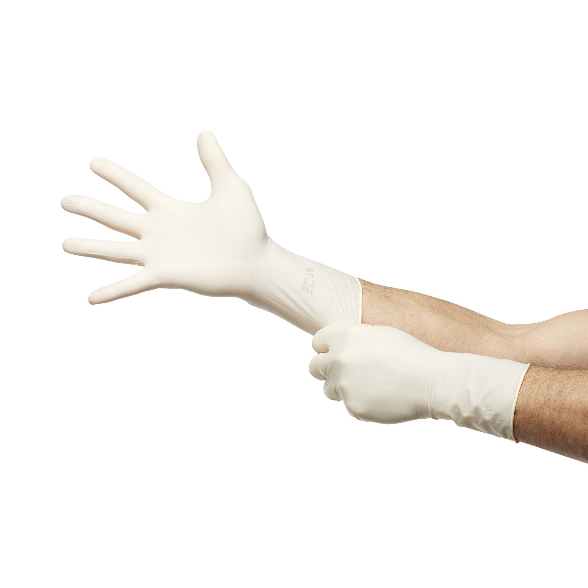 Surgical Glove GAMMEX Non-Latex Sensitive Size 7 Sterile Polychloroprene Standard Cuff Length Micro-Textured Cream Chemo Tested | 50Pair/Box