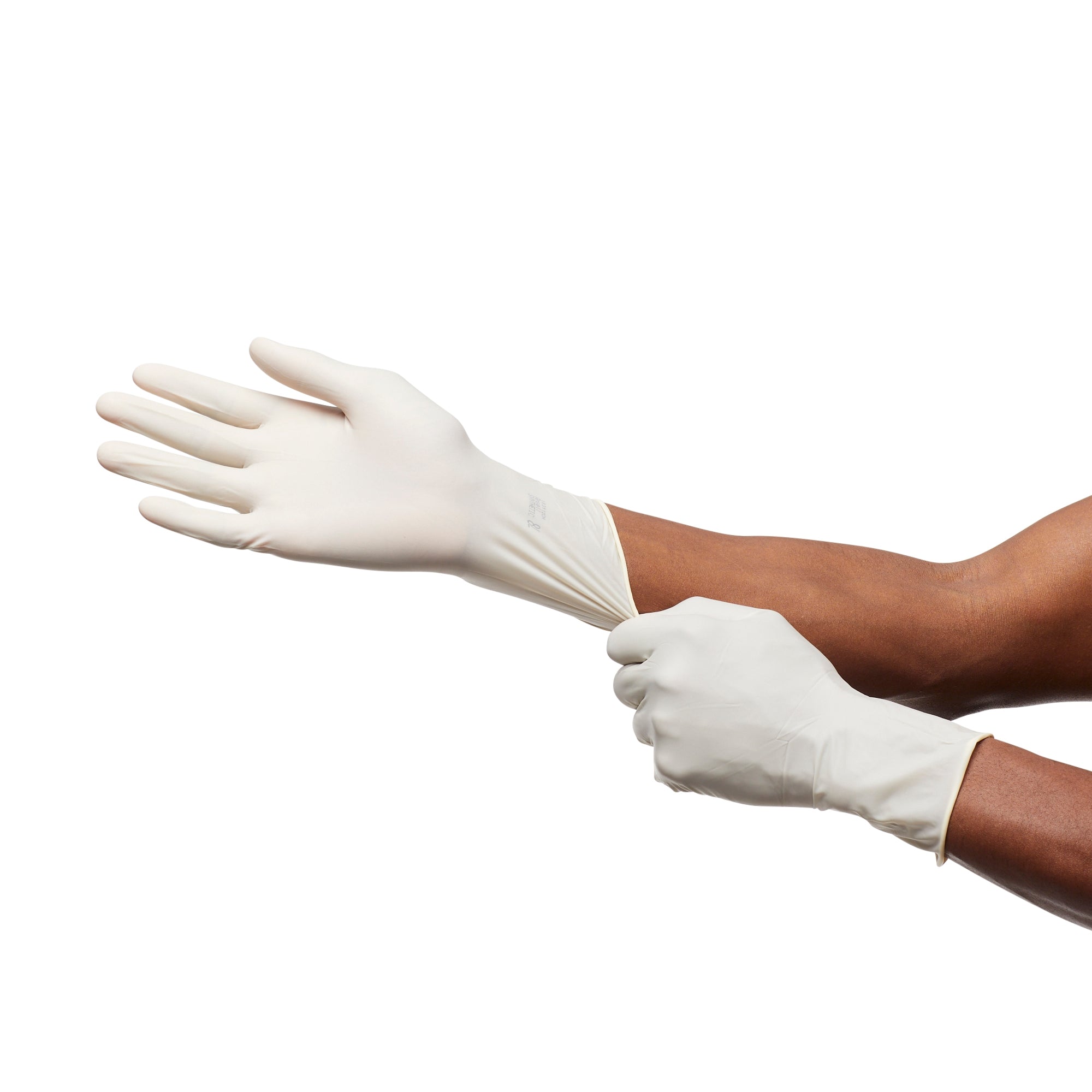 Surgical Glove GAMMEX Non-Latex Sensitive Size 8 Sterile Polychloroprene Standard Cuff Length Micro-Textured Cream Chemo Tested | 50Pair/Box