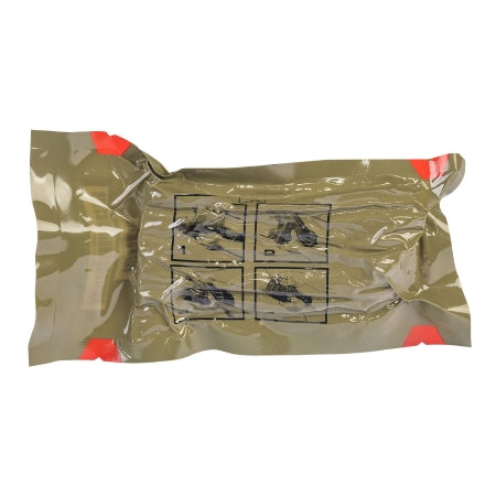 Trauma Pressure Dressing with Wrap ETD 6 X 70 Inch C-Clasp Closure Tan / White Sterile Standard Compression,Packaging Type- Each