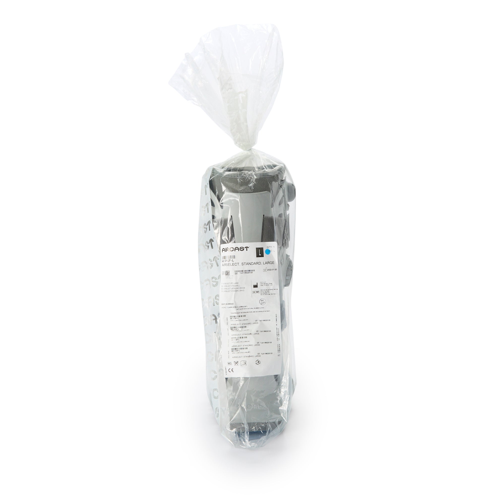 Air Walker Boot Aircast AirSelect Standard Pneumatic Adult Large Tall,Packaging Type- Each
