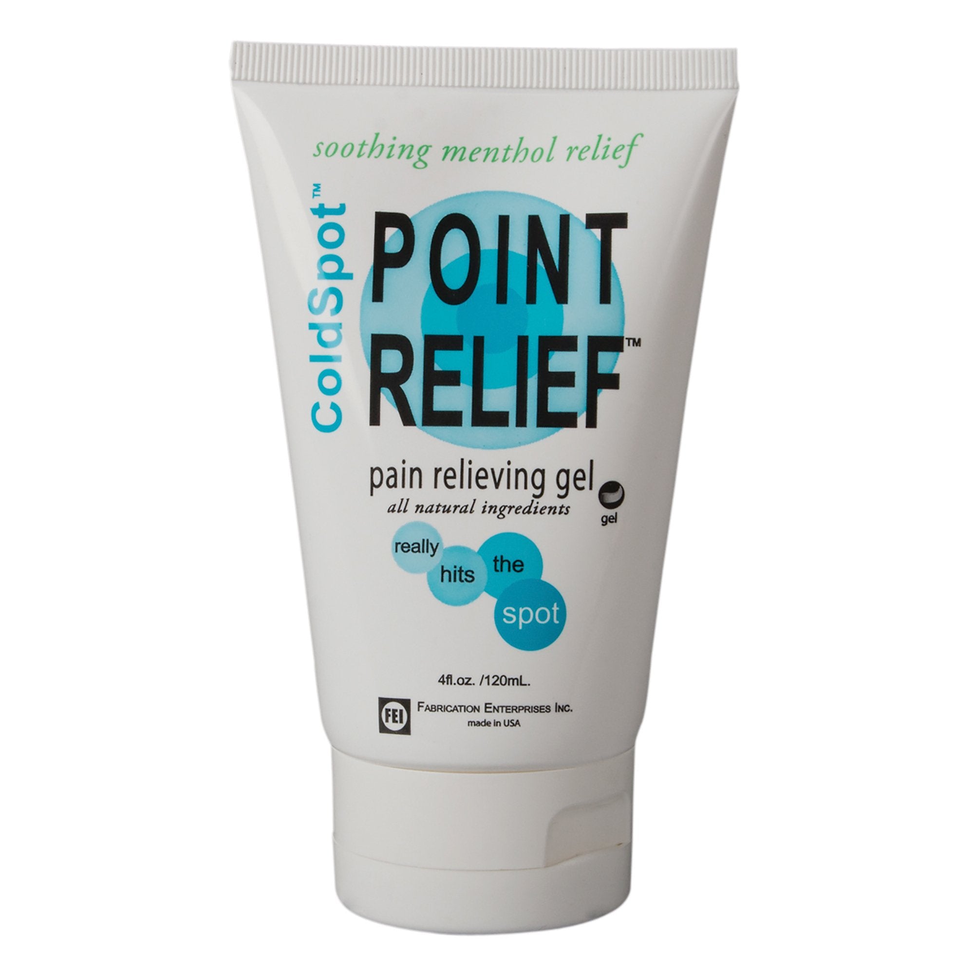 Topical Pain Relief Point Relief ColdSpot 0.06% - 12% Strength Menthol / Methyl Salicylate Topical Gel 4 oz.