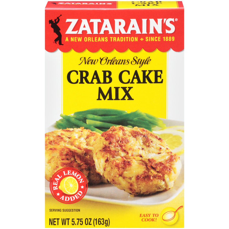 Zatarain's Seafood Cake Mixes, Crab Cake Mix (12x5.75Oz)