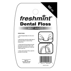 Dental Floss Freshmint® Waxed 100 Yard Mint Flavor