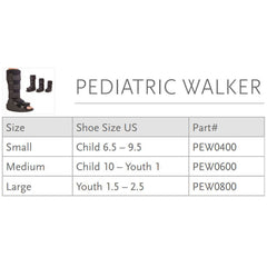Walker Boot Ossur Pediatric Non-Pneumatic Pediatric Large Tall,  Packaging Type- Each