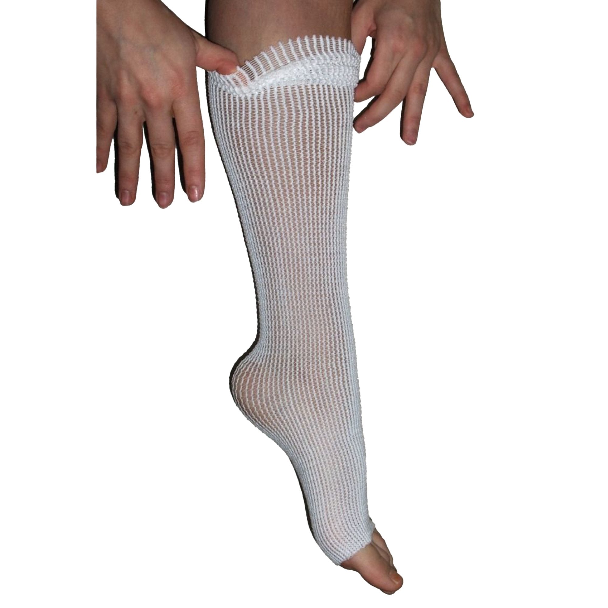 Compression Stockinette EdemaWear Medium White Wrist to Shoulder / Foot to Groin