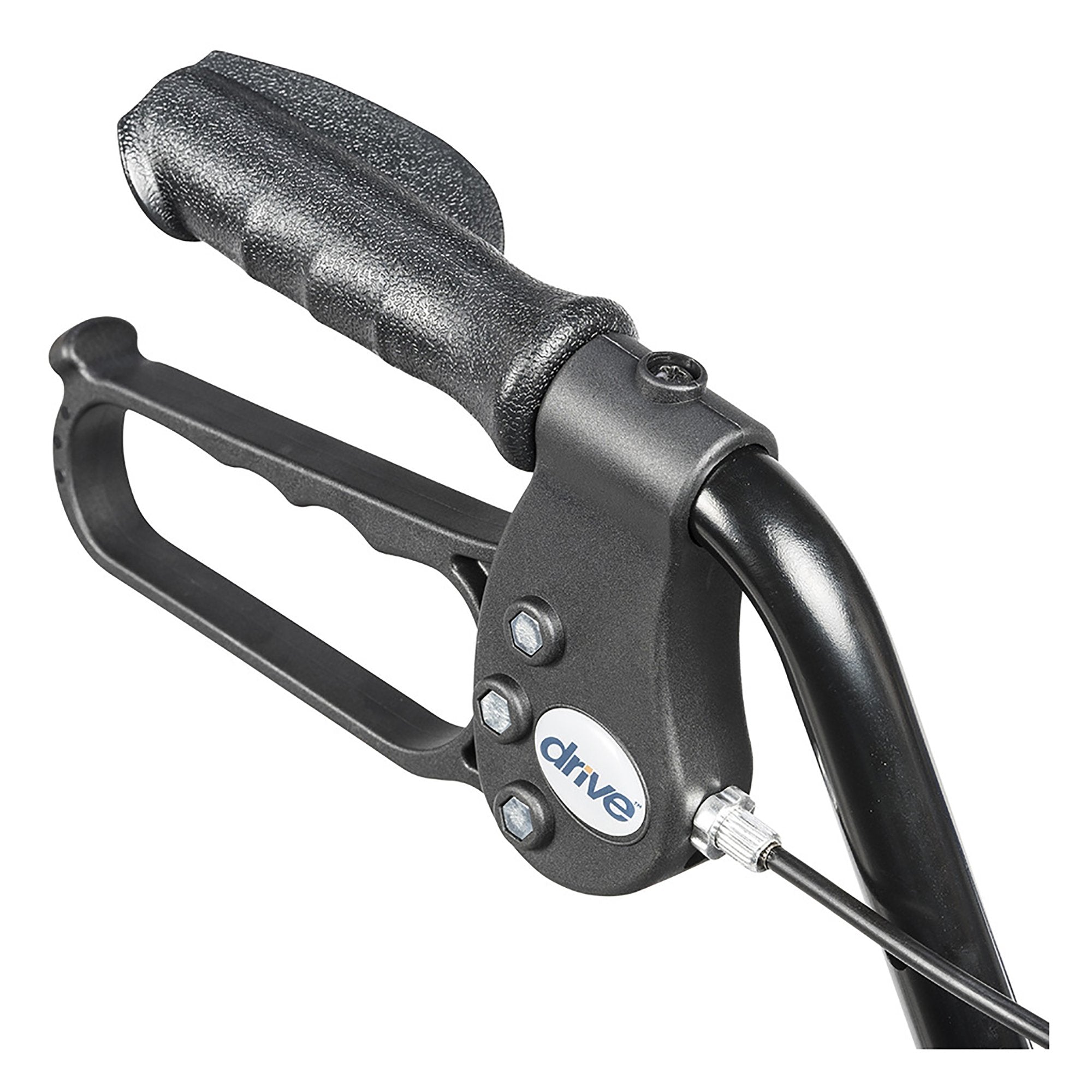 4 Wheel Rollator drive Blue Adjustable Height / Folding Aluminum Frame,Packaging Type- Each