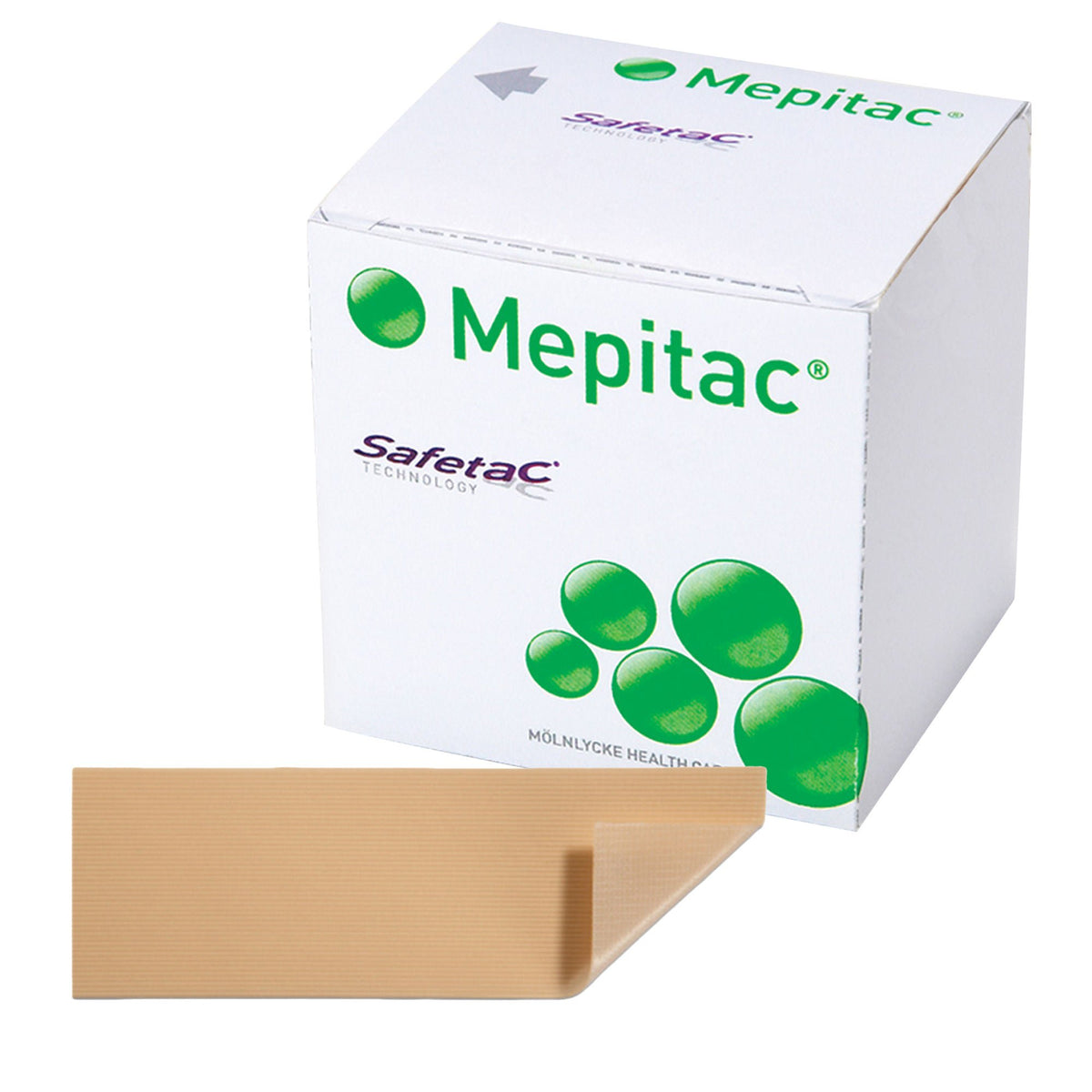 Medical Tape Mepitac Tan 1-1/2 X 59 Inch Silicone NonSterile | 12/Case 3/4 X 118 Inch · Case of 12