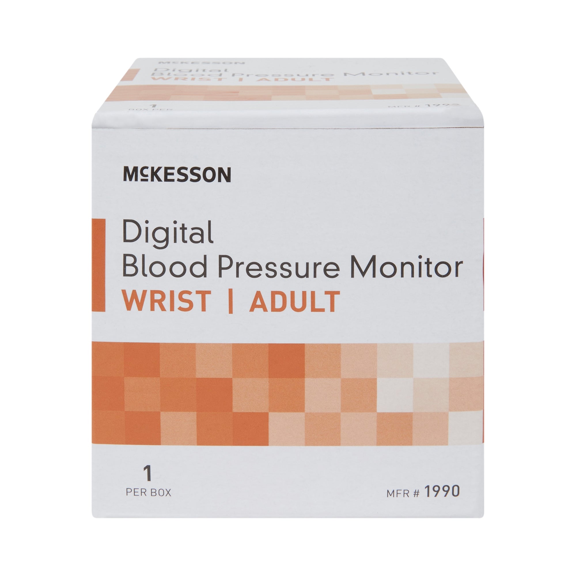 McKesson Wrist Blood Pressure Monitor – Navy Blue Nylon OSFM Cuff, FSA Eligible | HCPCS A4670