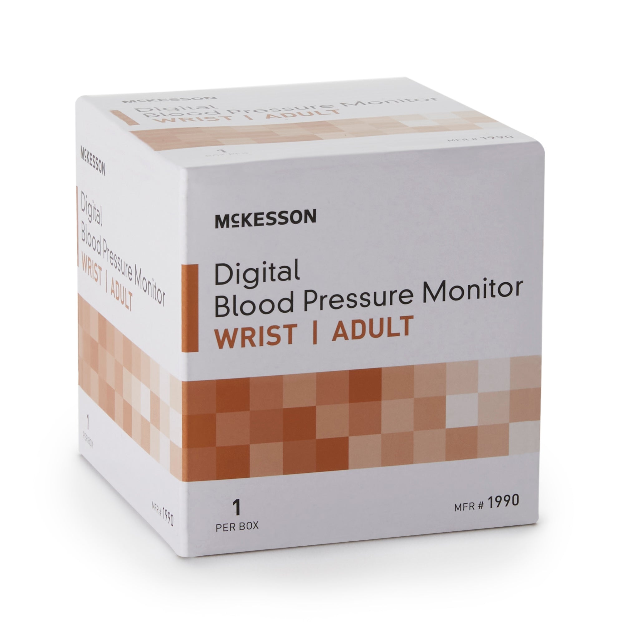 McKesson Wrist Blood Pressure Monitor – Navy Blue Nylon OSFM Cuff, FSA Eligible | HCPCS A4670
