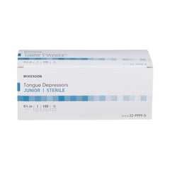 Tongue Depressor McKesson 5-1/2 Inch Length Wood Junior, Packaging Type- Case