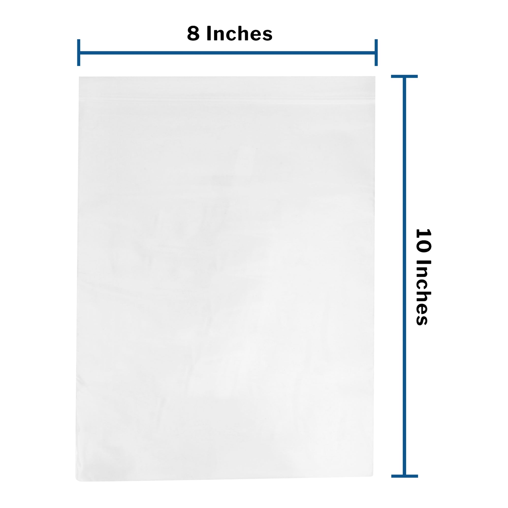 Reclosable Bag McKesson 8 X 10 Inch Polyethylene Clear Zipper Closure, Packaging Type- Box