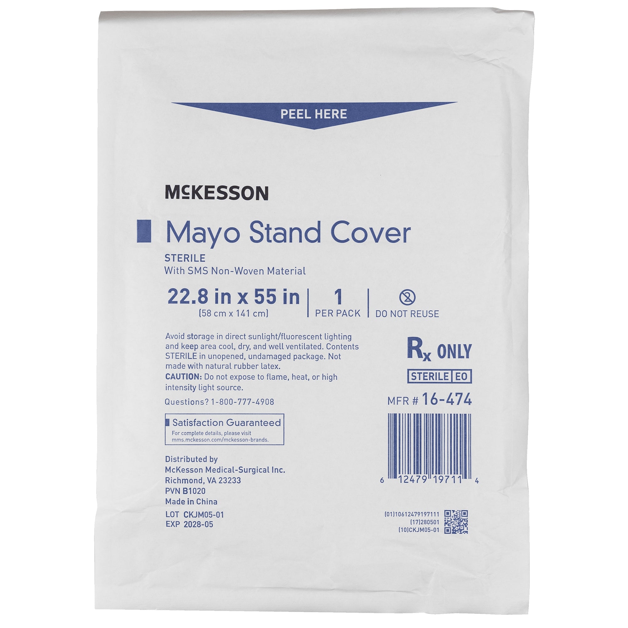 Mayo Stand Cover 22.8 X 55.5 Inch, Packaging Type- Case