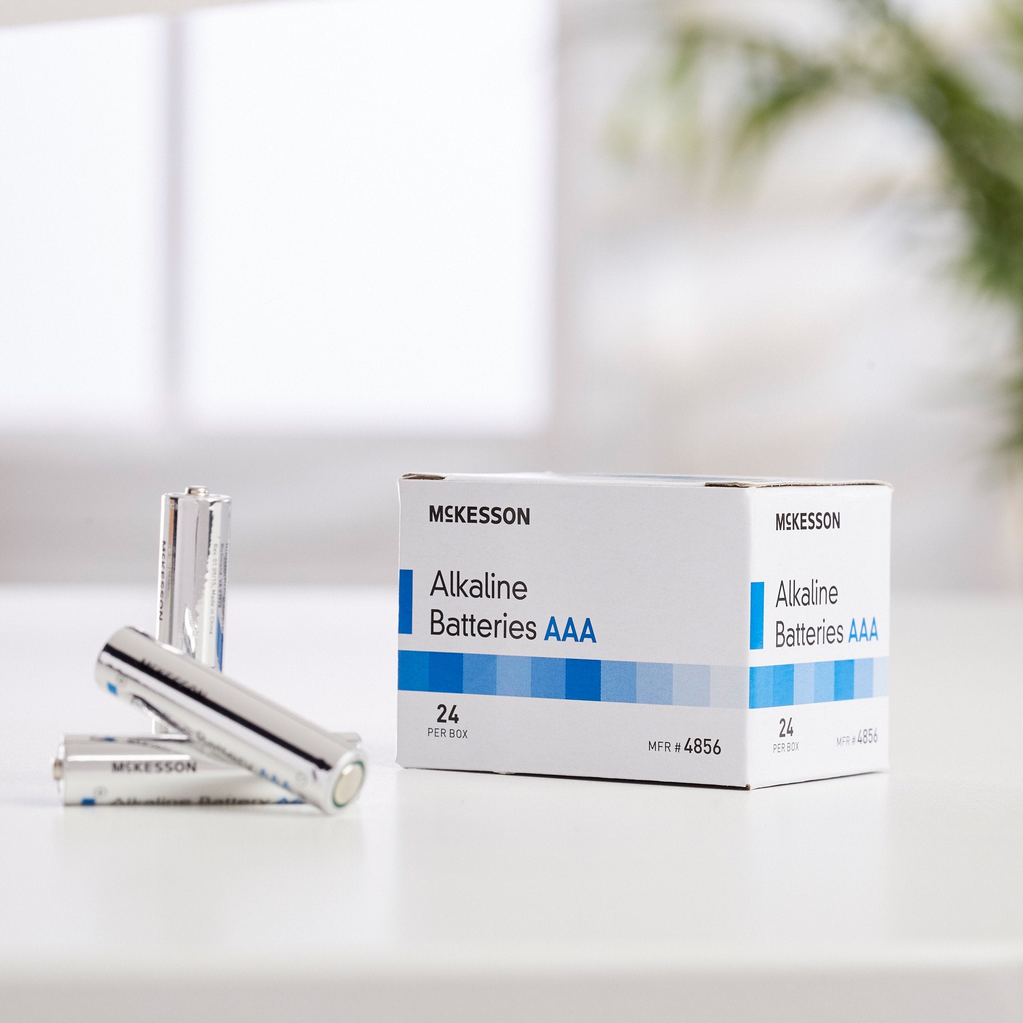 Alkaline Battery McKesson AAA Cell 1.5V Disposable 24 Pack, Packaging Type- Case