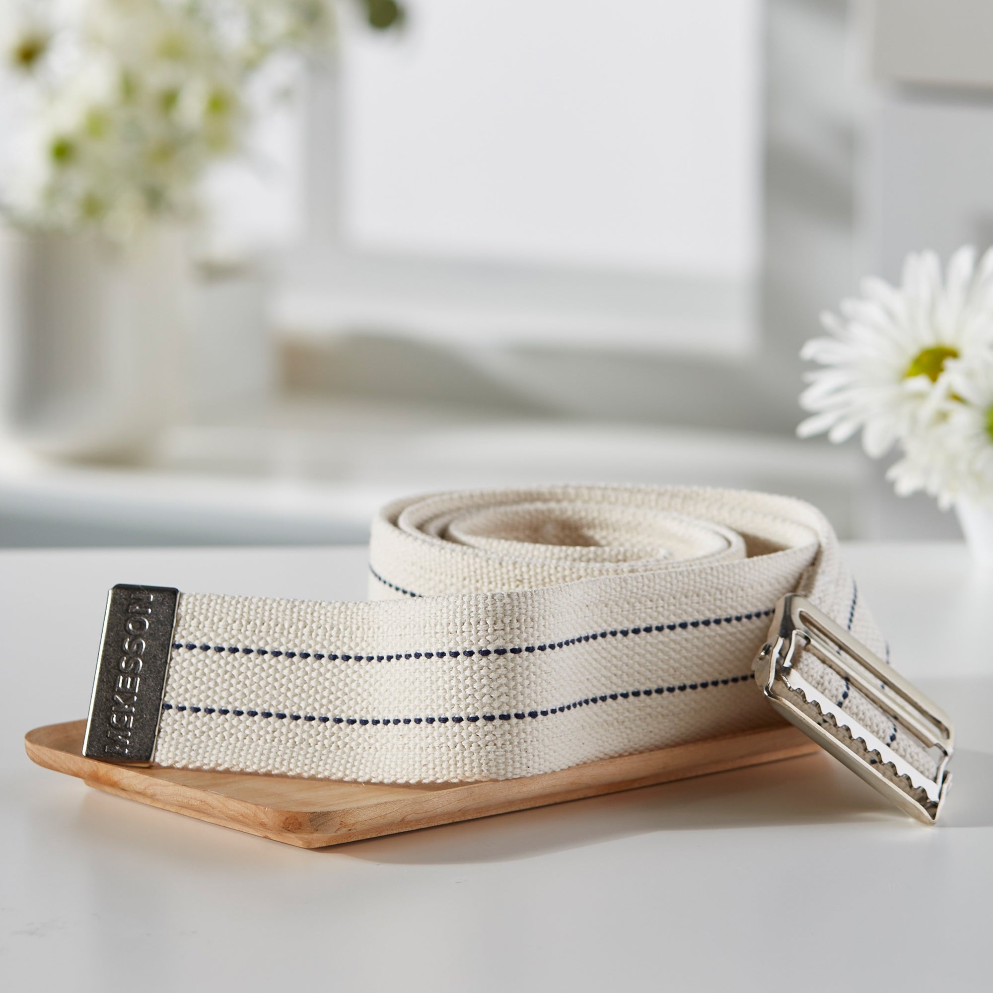 Gait Belt McKesson 60 Inch Length White, Packaging Type- Case
