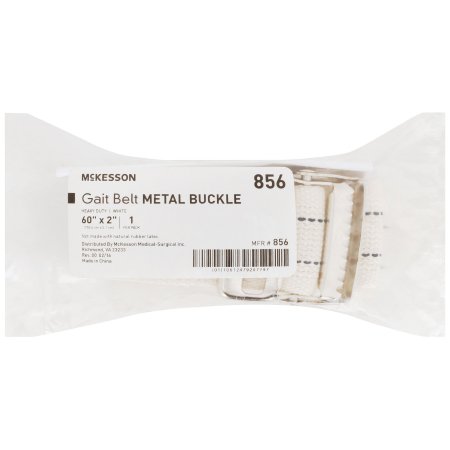 Gait Belt McKesson 60 Inch Length White Polyester,Packaging Type- Each