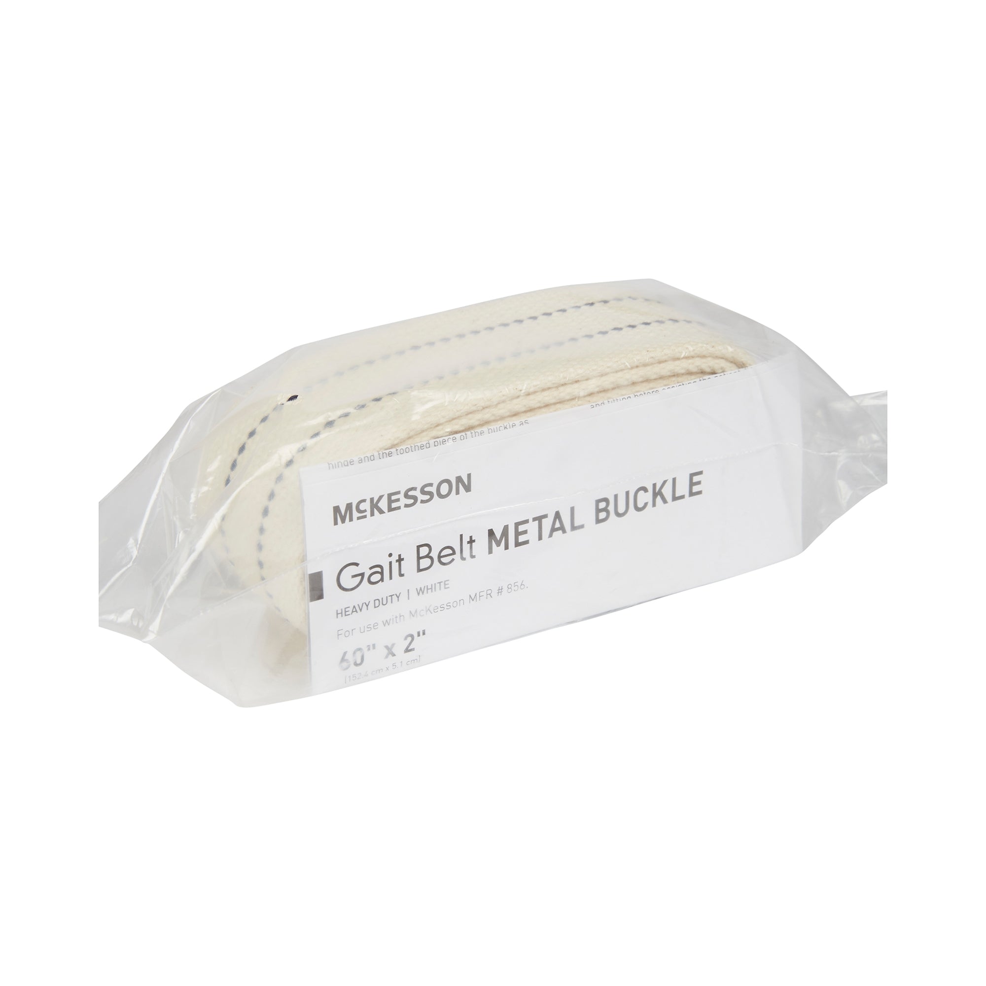 Gait Belt McKesson 60 Inch Length White, Packaging Type- Case