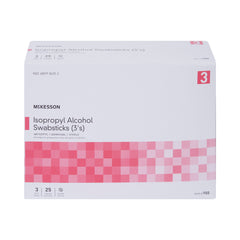 Impregnated Swabstick McKesson 70% Strength Isopropyl Alcohol Individual Packet Sterile, Packaging Type- Case