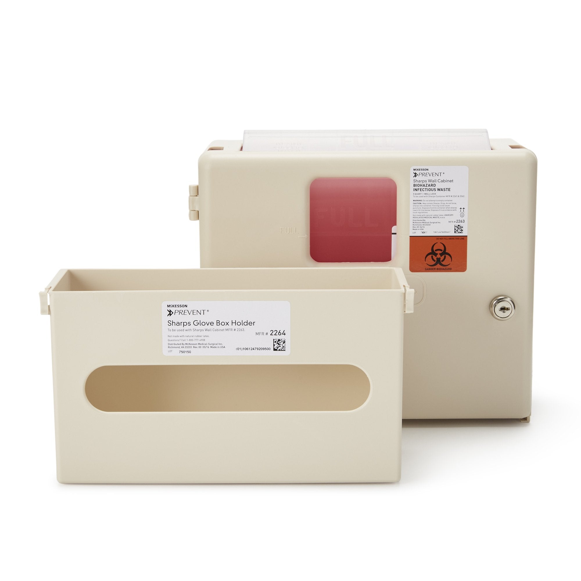 Sharps 5 Qt Container W/glove Box
