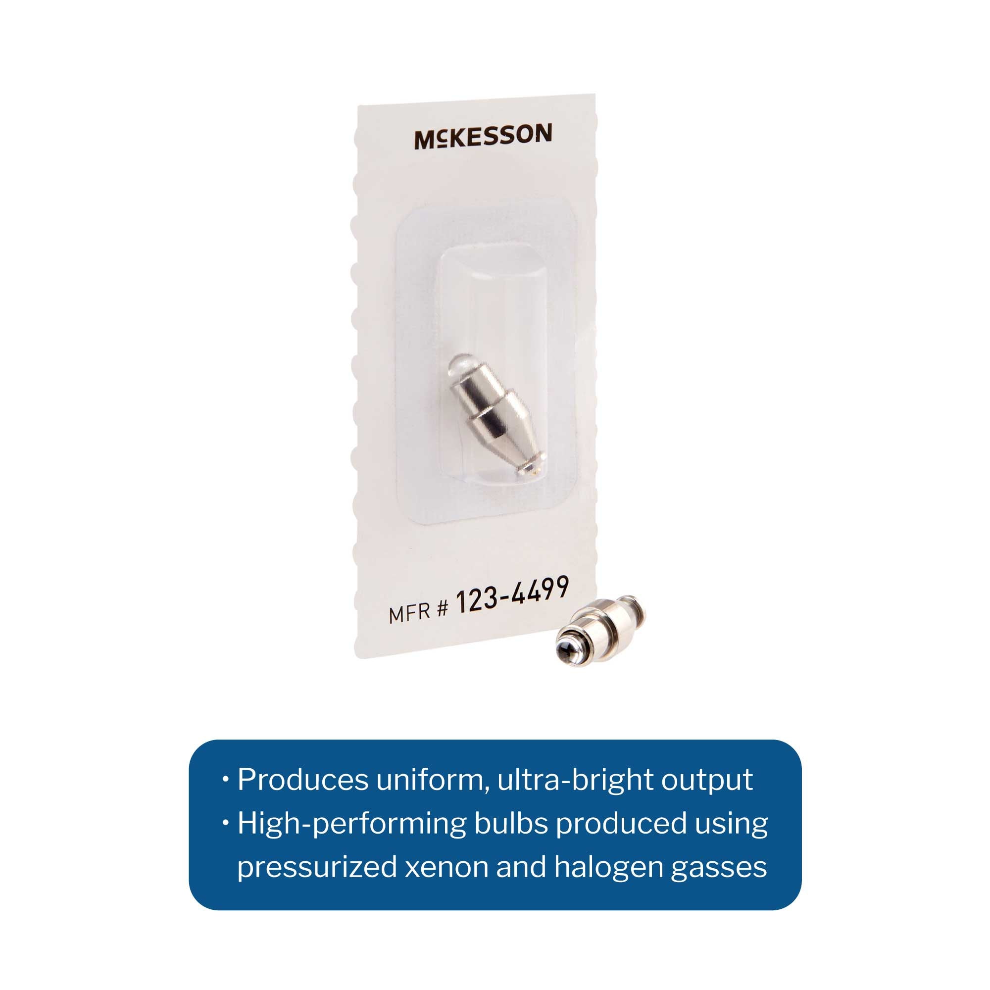Otoscope Replacement Bulb McKesson Halogen 3.5 Volt 2.73 Watt, Packaging Type- Box