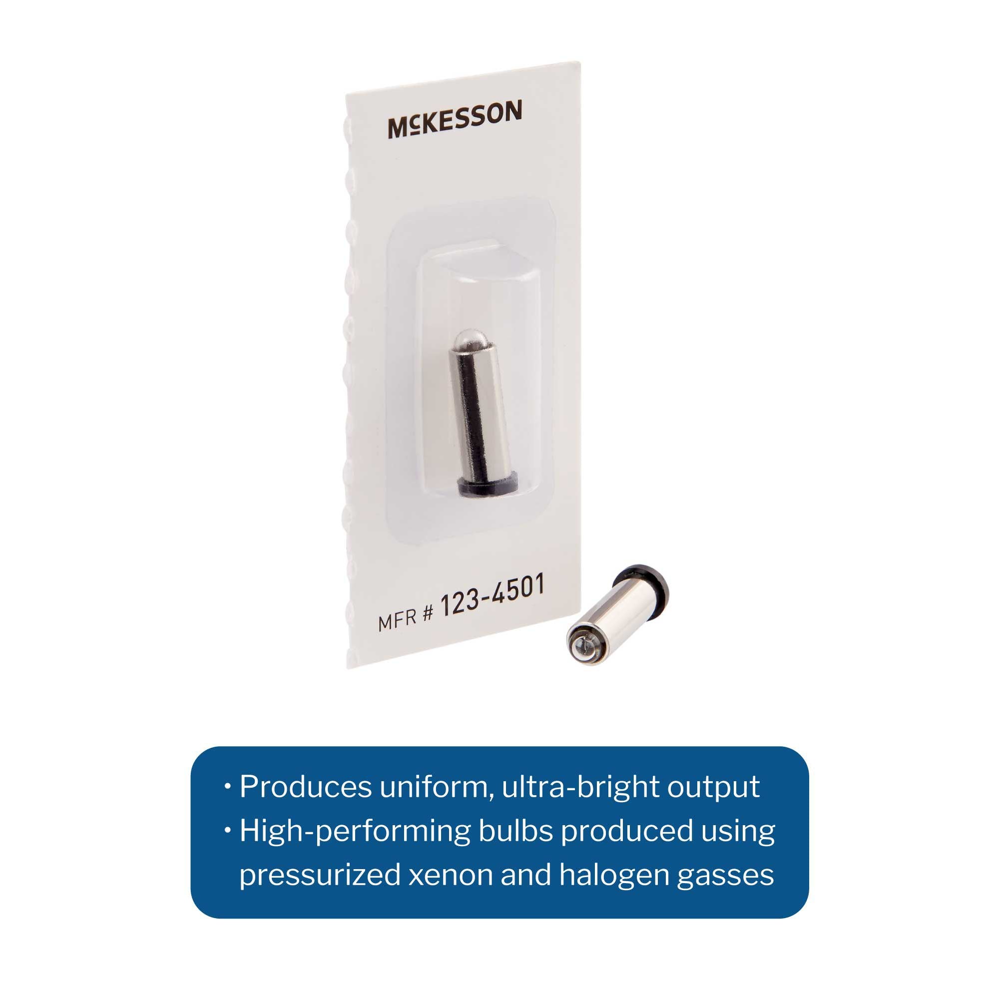 Ophthalmoscope Replacement Bulb McKesson Halogen 3.5 Volt 2.5 Watt, Packaging Type- Each
