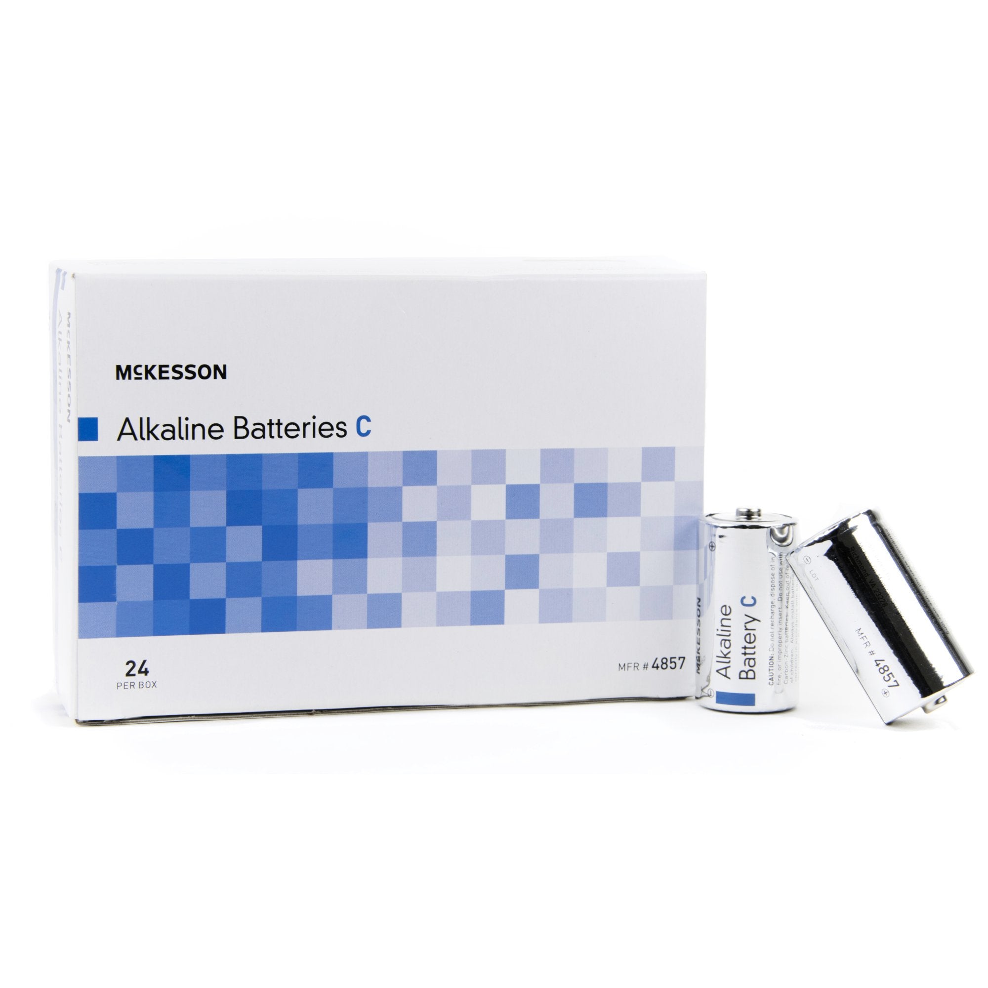 Alkaline Battery McKesson C Cell 1.5V Disposable 24 Pack, Packaging Type- Case